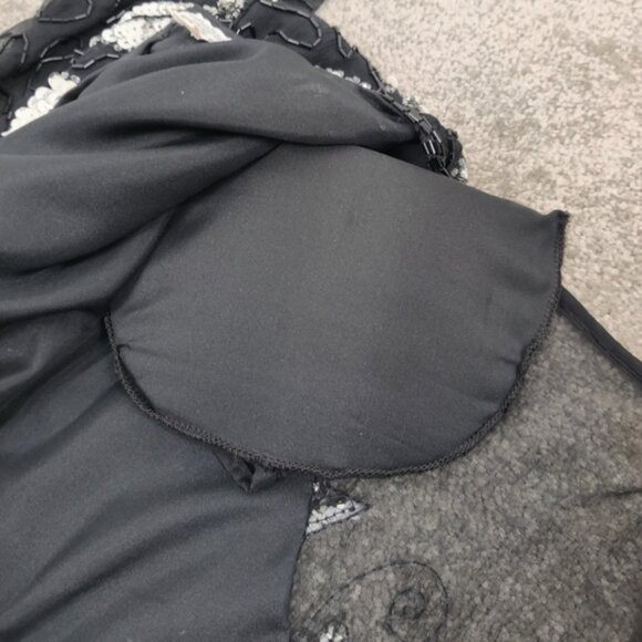 Scala Vintage-Inspired Silk-Blend Evening Dress - 2X - Embroidered Elegance - Picture 15 of 16